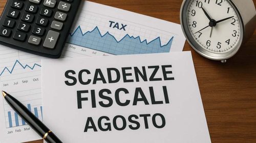Scadenze fiscali agosto