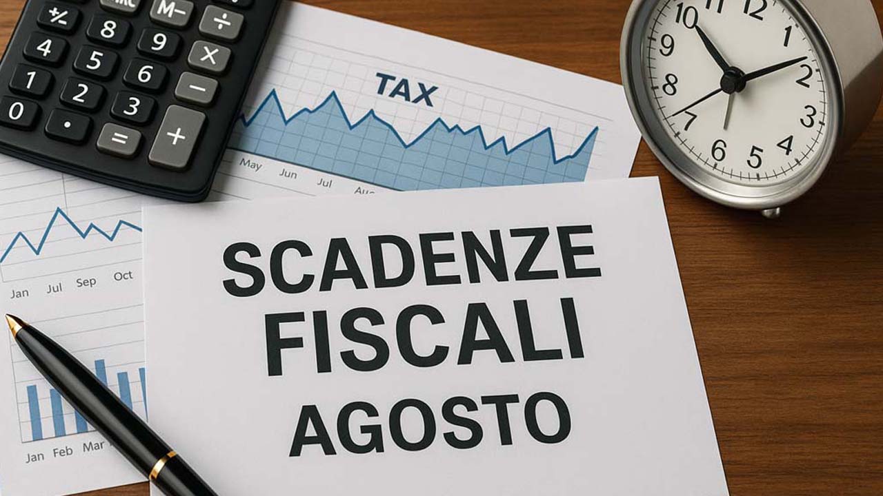 Scadenze fiscali agosto