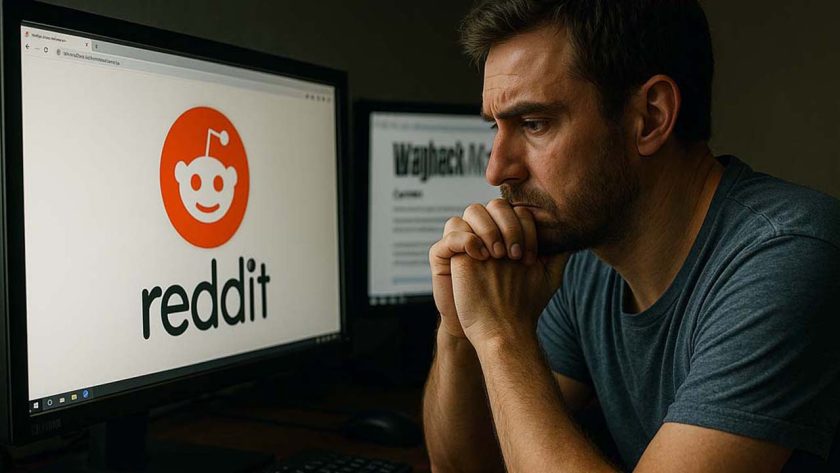 Reddit sullo schermo PC