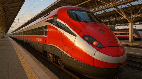Treno Frecciarossa moderno