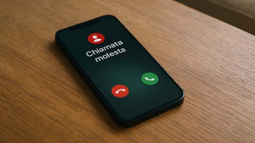 Smartphone chiamata molesta