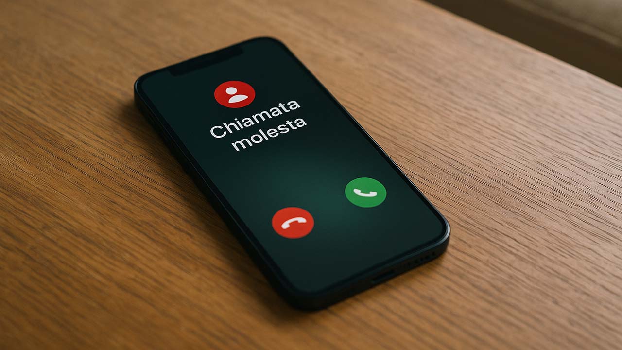 Smartphone chiamata molesta