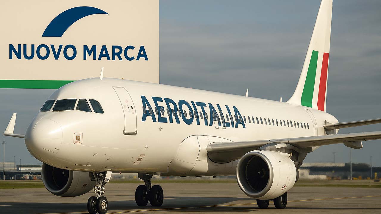 Aereo Aeroitalia rebranding