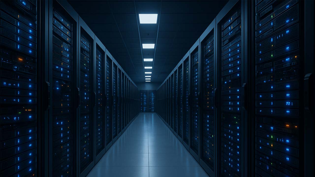 Data center con server