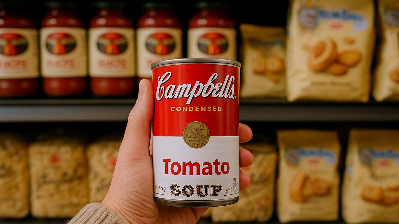 Zuppa Campbell’s in mano