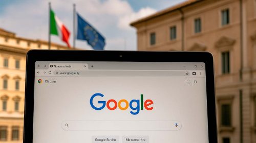 Schermo Google in Italia