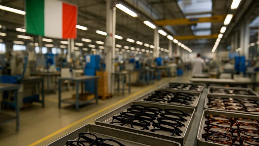 Produzione occhiali Italia