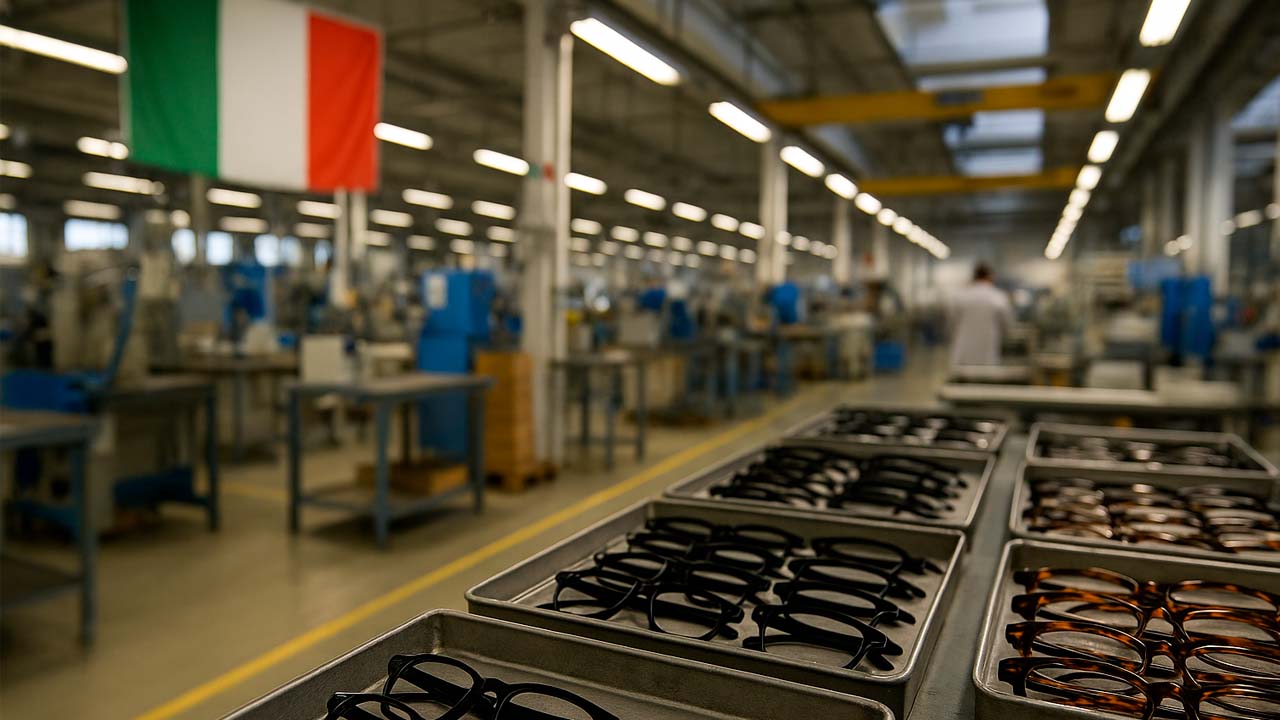Produzione occhiali Italia