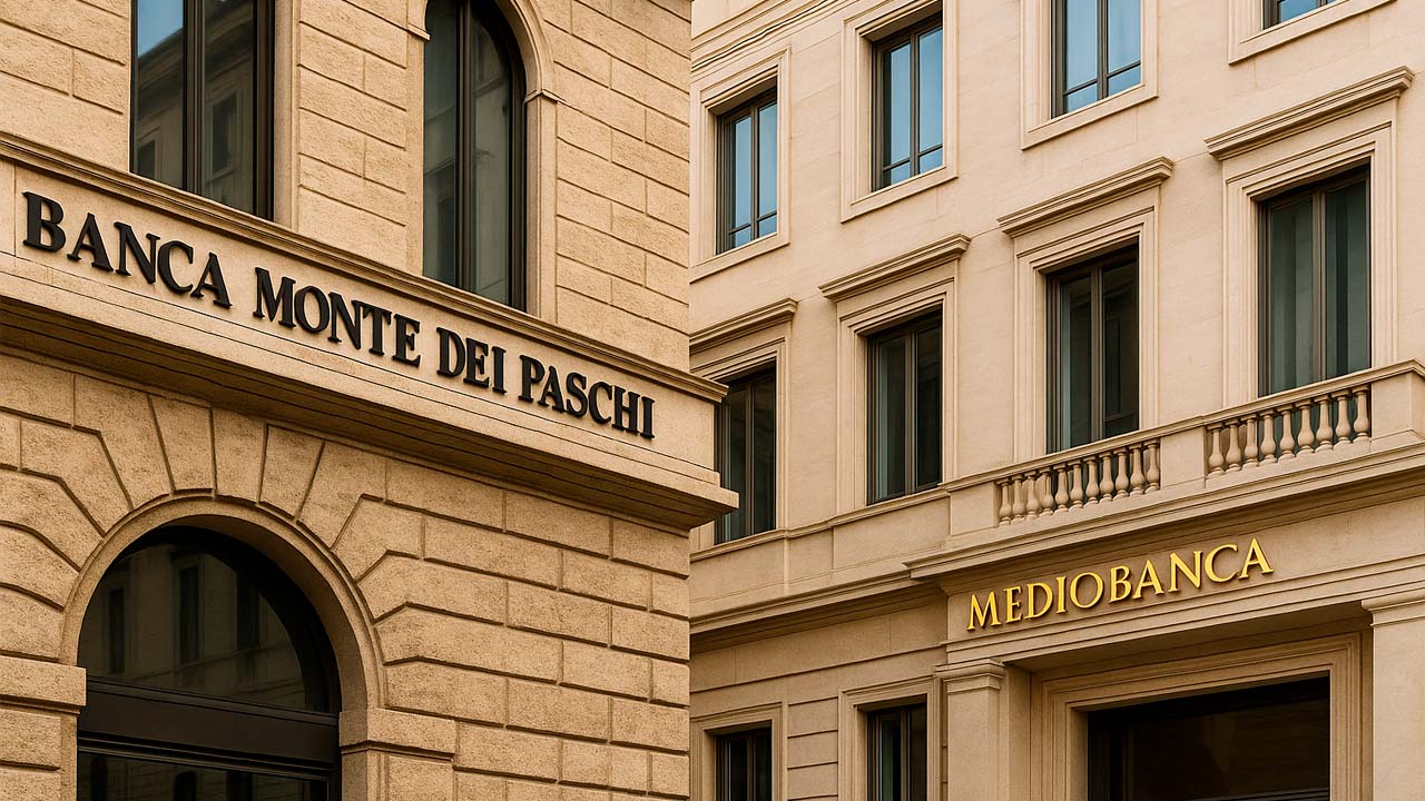 Facciate di banche italiane