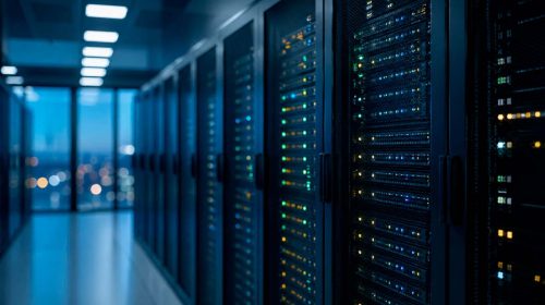 Sala server cloud moderna